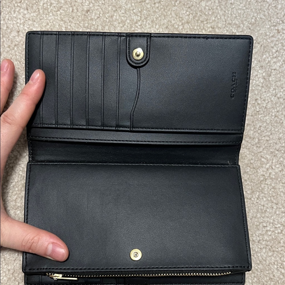 Coach Black Leather Wallet - Picture 6 of 12